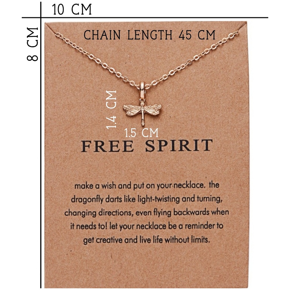 2xHP - 1 LEFT- Free Spirit - Dragonfly Necklace - Picture 3 of 3